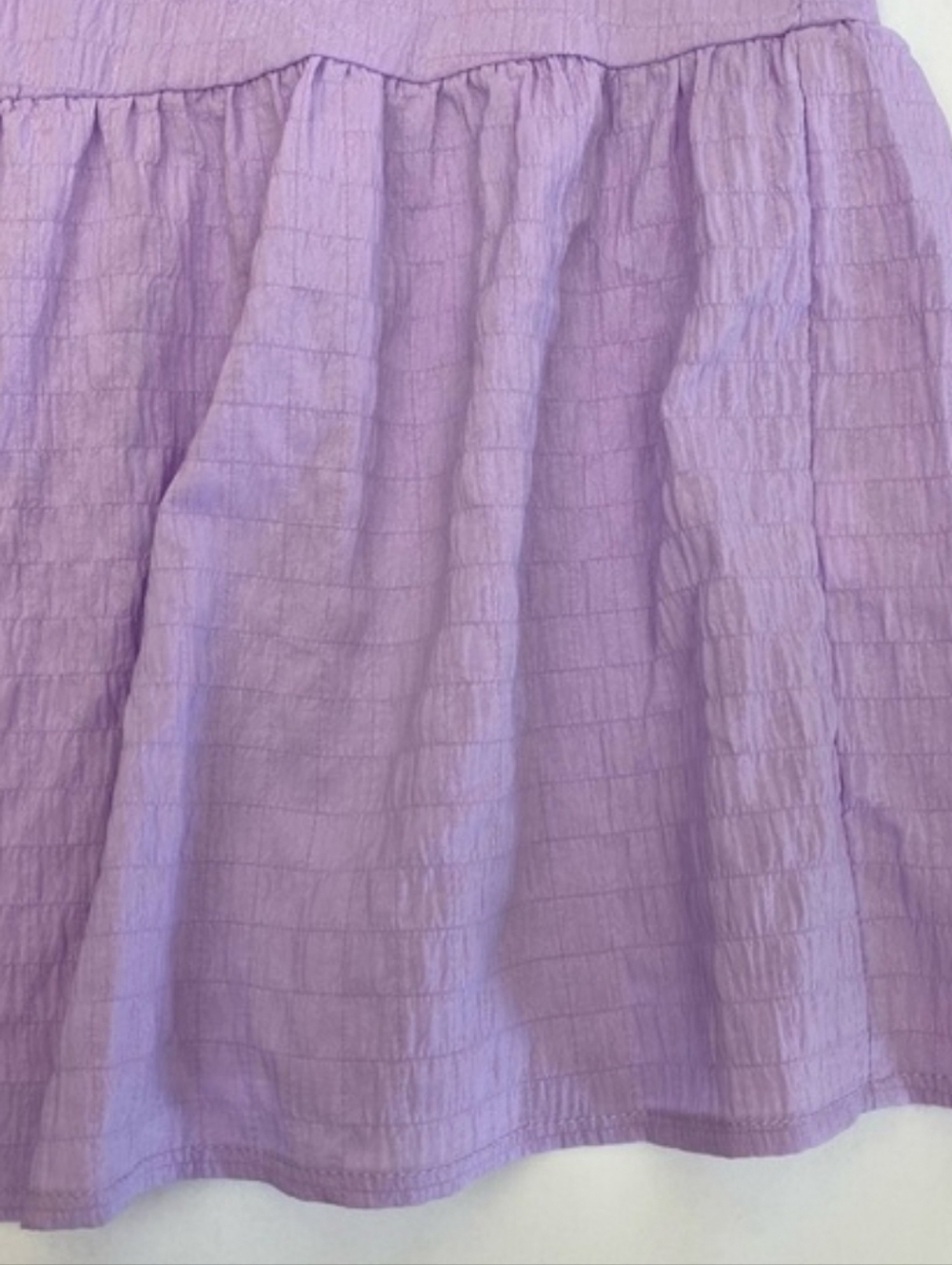 Dressed In LALA Lavender Textured Button Down Midi Dress M | Whimsigoth Style - Picture 7 of 12